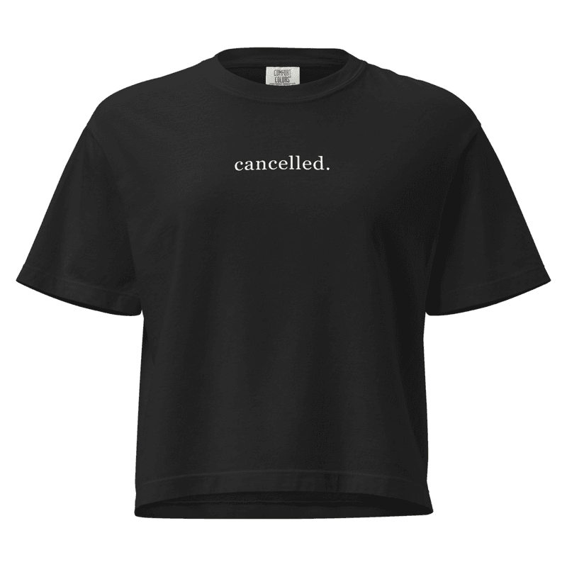 Cancelled - Women's Crop Comfort Colors Tee thumbnail