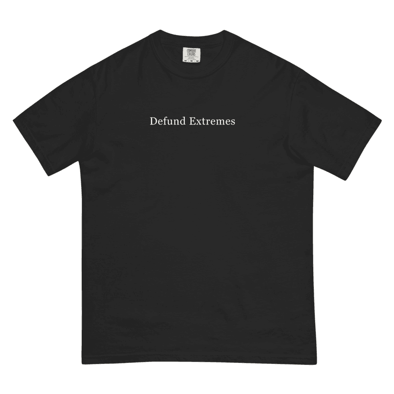 Extremes - Comfort Color Tees / Black / S mockup 1