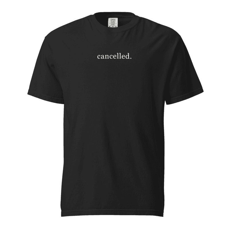 Cancelled - Comfort Colors Tee / Black / S mockup 1